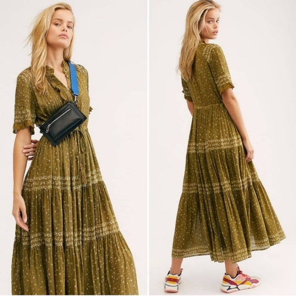 NWT Free People Rare Feeling maxi dress